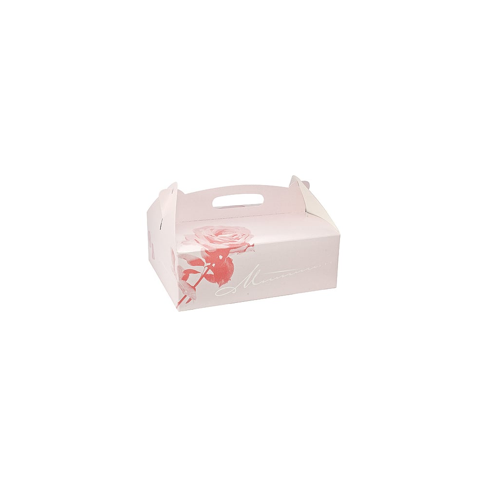 Коробка для пирожных PapStar коробка для для мусовых пирожных от деда мороза 27 х 8 6 х 6 5 см