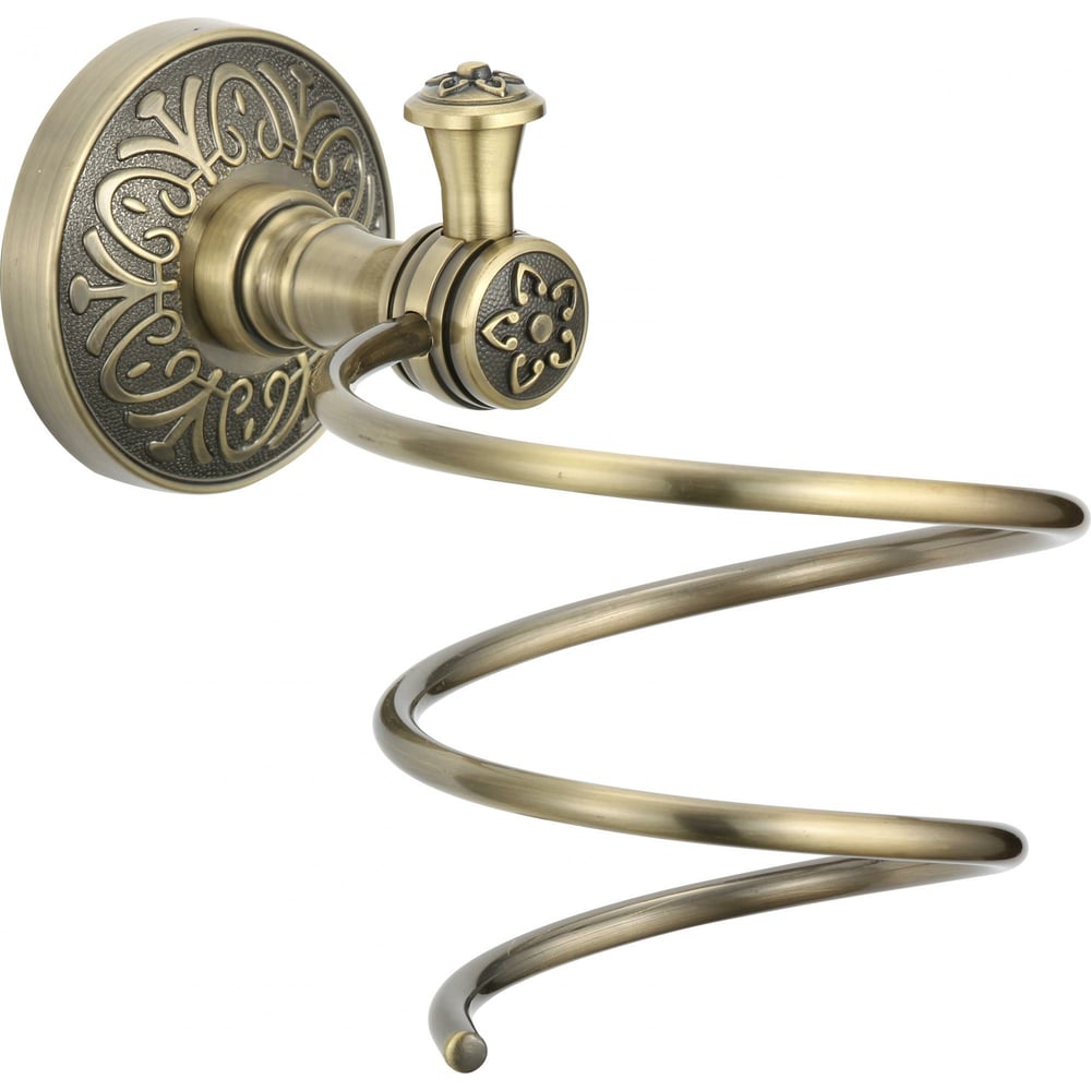 Изображение товара Держатель для фена Savol S-005855C 24066 настенный латунь бронза