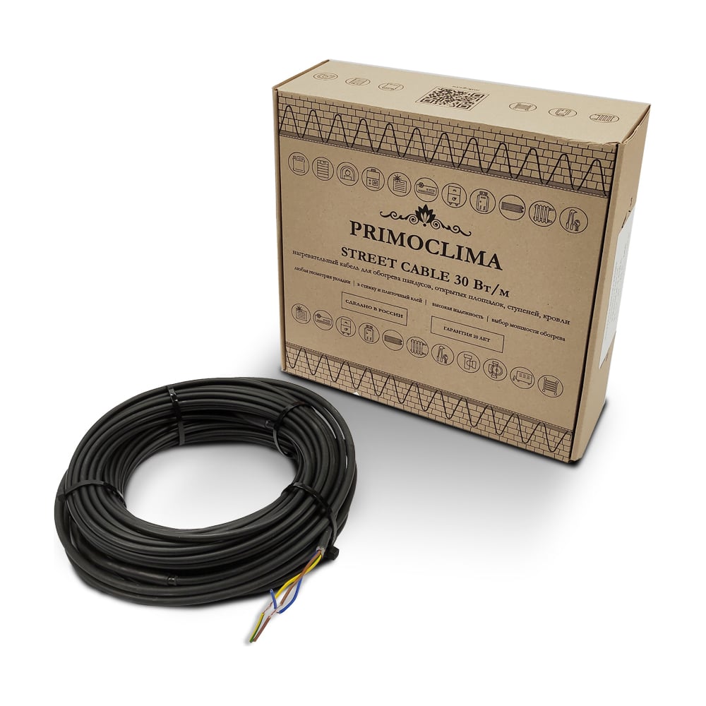 Изображение товара Нагревательная секция уличного кабеля Primoclima PCSC30-10,5-325 для наружных систем отопления