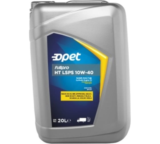 Изображение товара Моторное масло OPET Fullpro HT LSPS синтетическое, 10W-40, 20 л 601215254