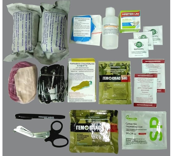 Изображение товара Индивидуальная тактическая аптечка ООО АППОМЕД АИ-Т-1 подсумок 3306