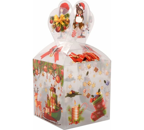 Изображение товара Коробка для подарков МУЛЬТИДОМ 9x9х18 см VL2-188