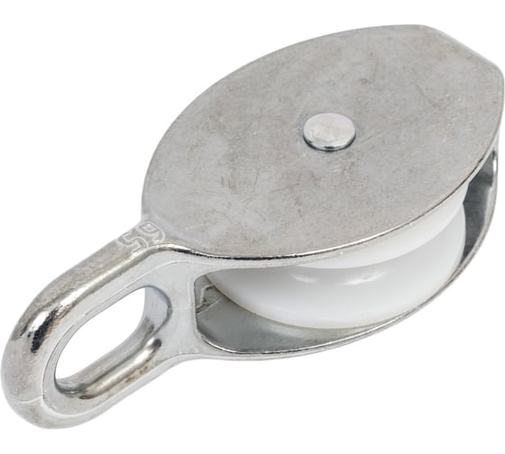 Изображение товара Одинарный блок Bohrer пластик, цинк, 2 1/2" 65 мм, под трос 16 мм BOP-65