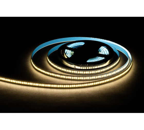 Изображение товара Светодиодная лента OGM 12В, 19,2Вт/м, smd2835, 240д/м, ip20, 19лм/чип, подложка 10мм, 5м, 4000к. / LSE-266