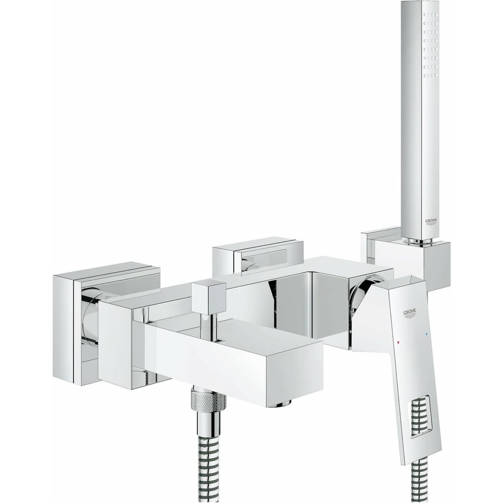 Смеситель для ванны с душевым гарнитуром GROHE 23141000 Eurocube Euphoria Cube 23141000