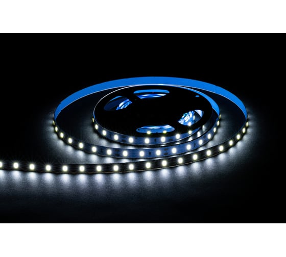 Изображение товара Светодиодная лента OGM 12В, 9,6Вт/м, smd5630, 60д/м, ip20, 27лм/чип, подложка 10мм, 5м, 6500к. / LSE-290