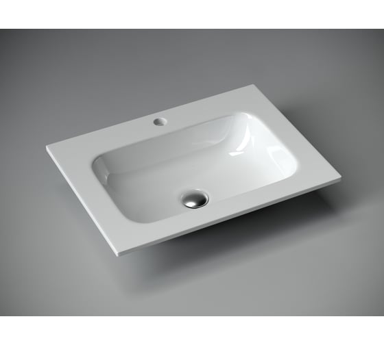 Изображение товара Накладной прямоугольный умывальник Ceramicanova Element 610х457х137 мм CN7011