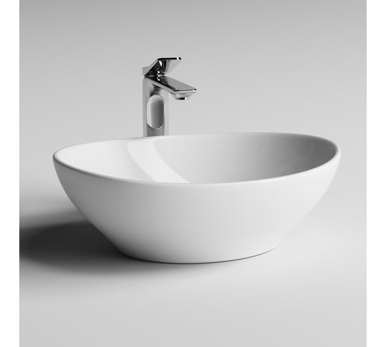 Изображение товара Умывальник Ceramicanova Element чаша накладная, овальный, 405х330х140 мм CN6016