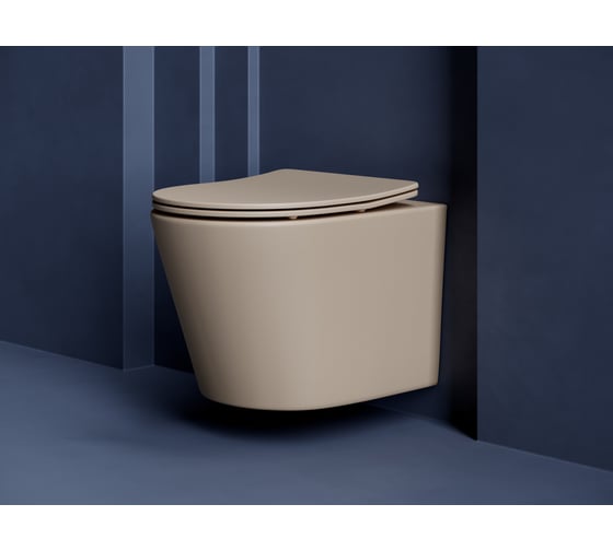 Изображение товара Подвесной унитаз Ceramicanova Balearica Rimless капучино матовый CN6000MC