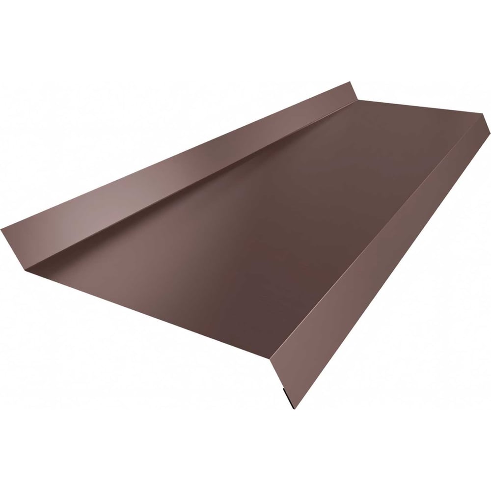 Изображение товара Отлив металлический profBUILD Metal 2000х50 мм коричневый цинкованный оцинкованный стальной