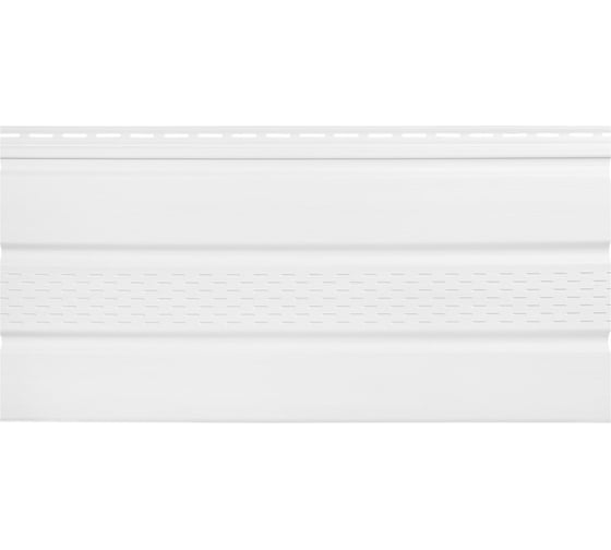 Изображение товара Софит к сайдингу profBUILD 3000х300 мм, перфорация по центру, белый 51489