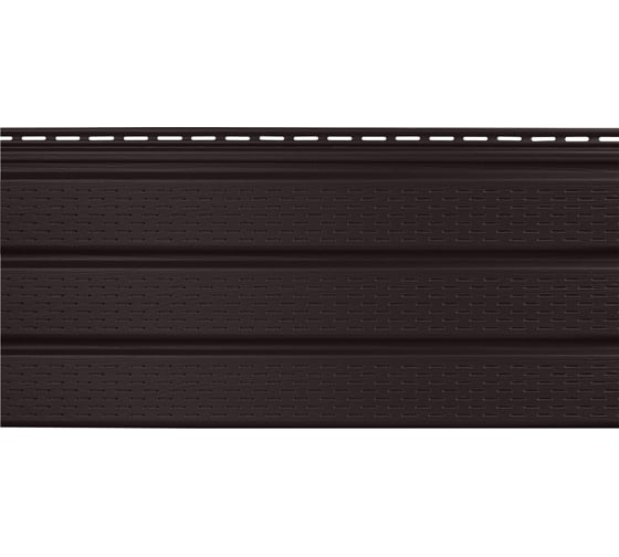 Изображение товара Софит к сайдингу profBUILD 3000х300 мм, полностью перфорированный, коричневый 51891