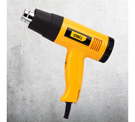 Изображение товара Термопистолет/технический фен DELI DL391201 2000Вт 103016
