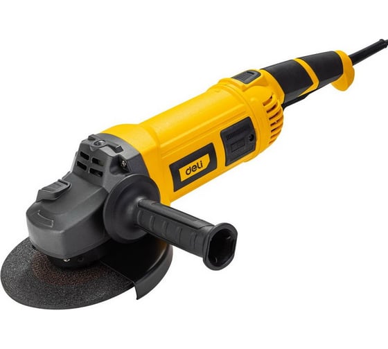 Изображение товара Угловая сетевая шлифмашина DELI DL-JM180-E1 2000 Вт, 180 мм, 6500 об/мин, картон 103025