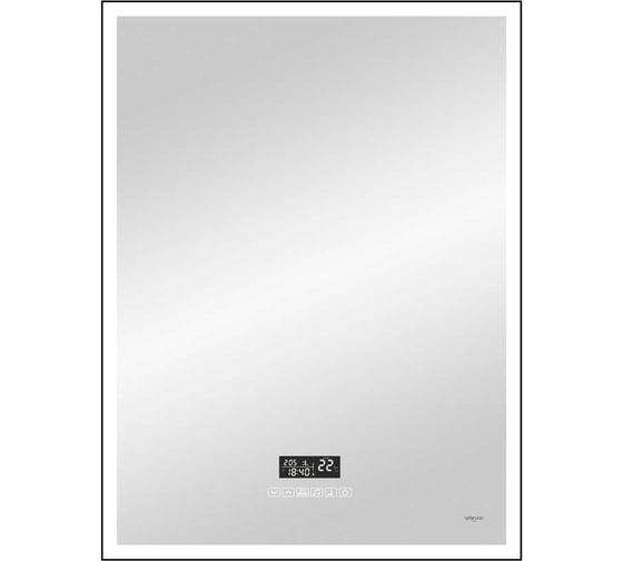 Изображение товара Зеркало Reflection Ghost с led подсветкой, сенсором и часами, 600x800 RF5223GH