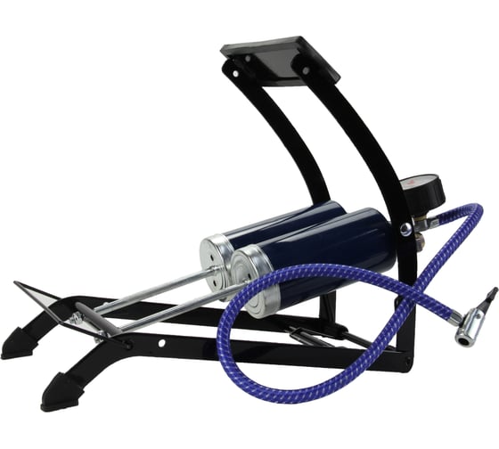 Изображение товара Насос ножной с манометром Nova Bright сдвоенный, 570 см3 47886