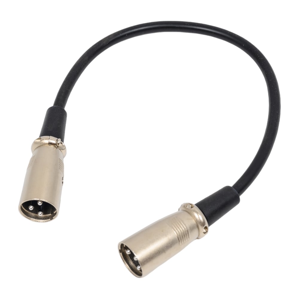 Изображение товара Переход XLR штекер - XLR штекер Pro Legend PL2295 позолоченные контакты 0.3м
