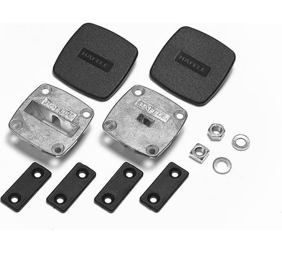 Изображение товара Комплект фурнитуры Hafele Planofit черный 407.90.209