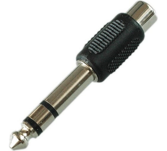 Изображение товара Переход 6.35мм штекер стерео - RCA гнездо Pro Legend пластик, PL2273