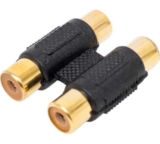 Изображение товара Переход 2 x RCA гнездо - 2 x RCA гнездо Pro Legend пластик Gold, Gold, PL2285