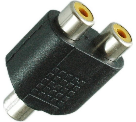 Изображение товара Переход RCA гнездо - 2 x RCA гнездо Pro Legend пластик, PL2282