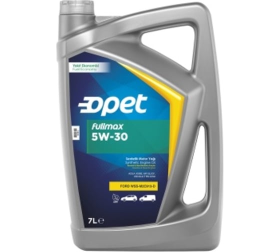 Изображение товара Моторное масло OPET Fullmax синтетическое, 5W-30, SL, A1/B1/A5/B5, 7 л 601214882