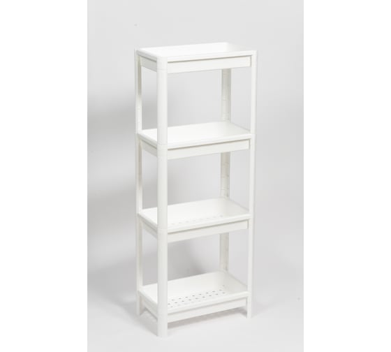 Изображение товара Этажерка Violet VIKEA широкая, 4-х ярусная, белая 781406