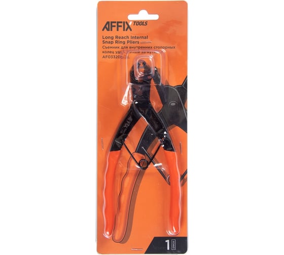 Изображение товара Съемник для стопорных колец AFFIX 180 мм, загнутые удлиненные, сжатие AF03320180L