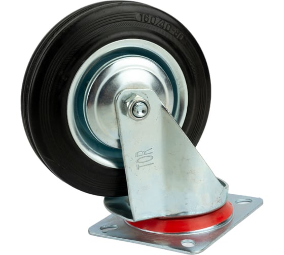 Изображение товара Колесо поворотное резина SC 63 160 мм (N) TOR 1024177