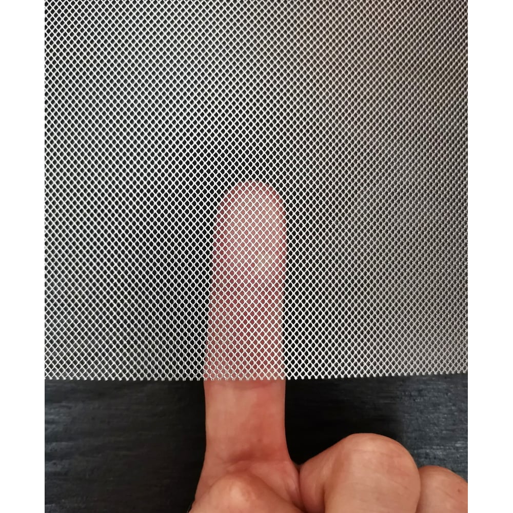 Изображение товара Оцинкованная просечно-вытяжная сетка 1x1 мм рулон 0.5x2 м для фильтра ульев