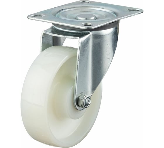 Изображение товара Колесо поворотное (100 мм; подшипник скольжения; грузоподъемность 250 кг; полиамид) СТЕЛЛА-ТЕХНИК N48100PNY