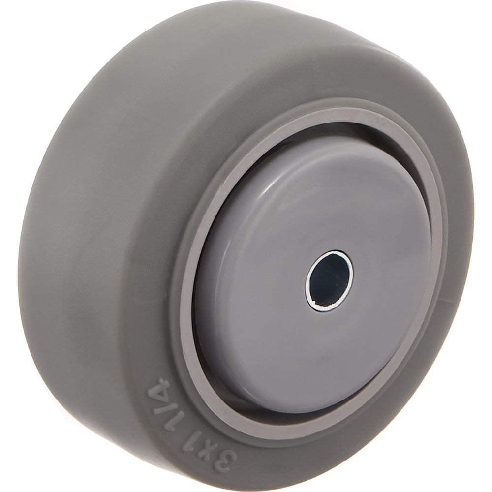 Изображение товара Колесо под ось 75 мм грузоподъемность 70 кг термопластичная резина полипропилен