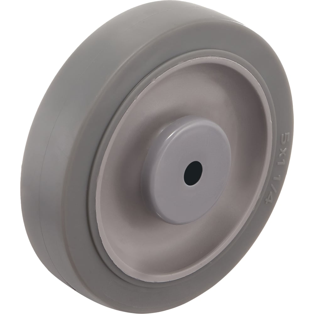 Изображение товара Промышленное колесо под ось 125 мм грузоподъемность 140 кг полипропилен резина