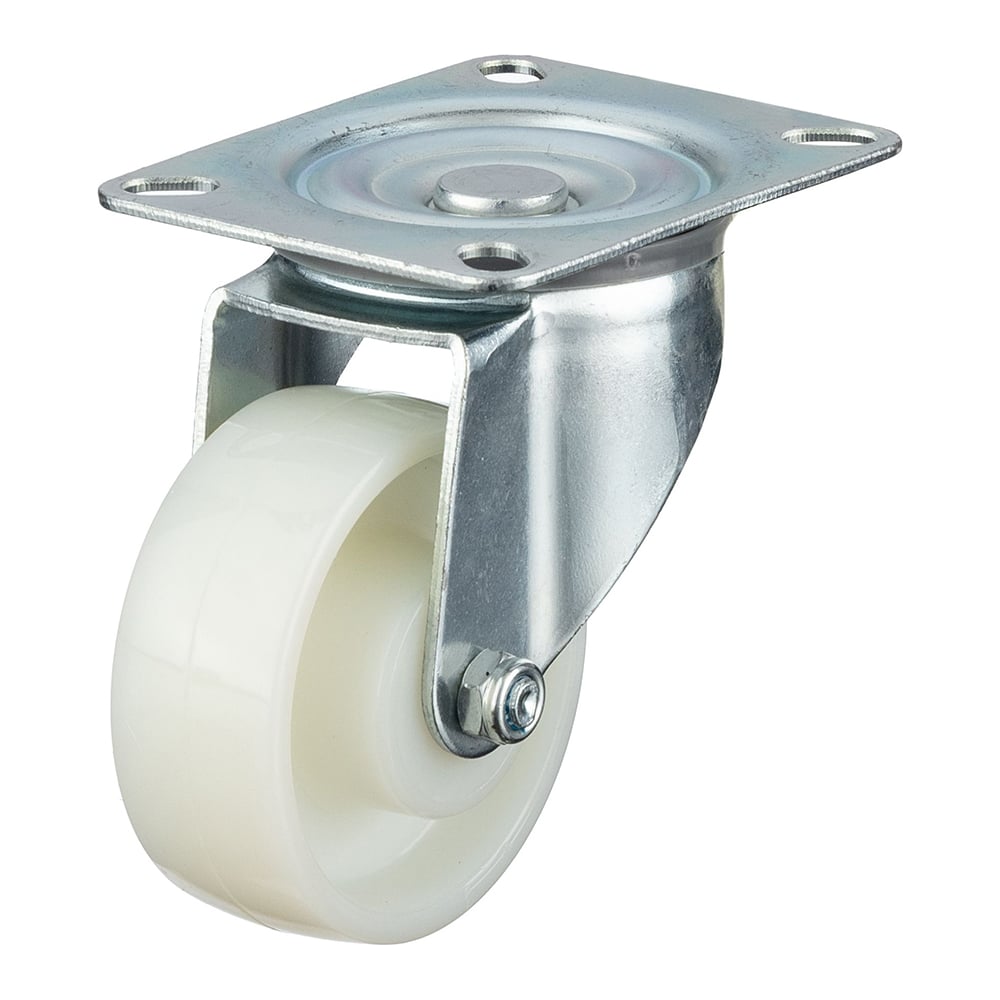 Изображение товара Поворотное колесо 80 мм полиамид подшипник скольжения грузоподъемность 200 кг