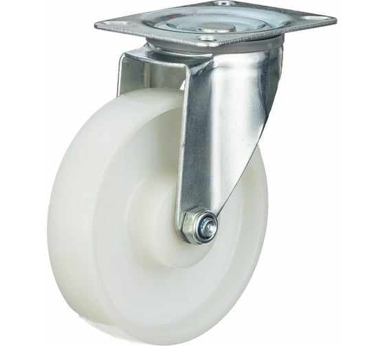 Изображение товара Колесо поворотное (125 мм; подшипник скольжения; грузоподъемность 250 кг; полиамид) СТЕЛЛА-ТЕХНИК N48125PNY