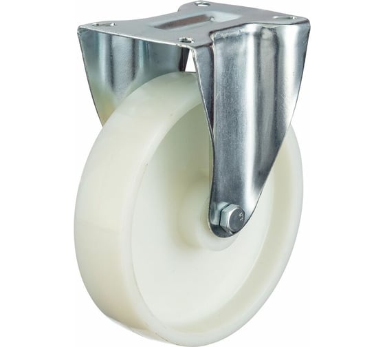 Изображение товара Колесо неповоротное (200 мм; подшипник скольжения; грузоподъемность 350 кг; полиамид) СТЕЛЛА-ТЕХНИК N48200PNYF