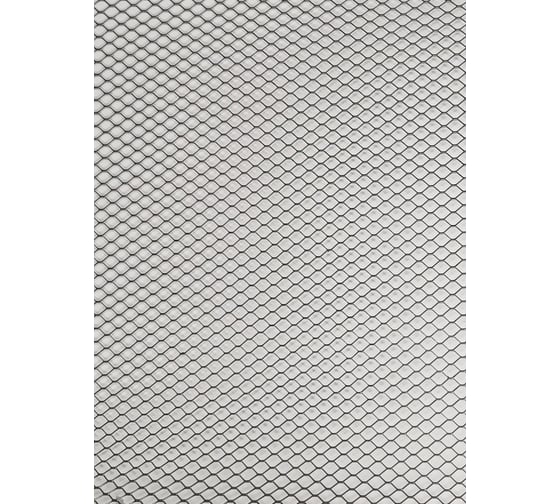 Изображение товара Cетка ЦПВС/ПВЛ просечно-вытяжная металлическая оцинкованная Фабрика сеток "Железный слон" ячейки 3x3 мм, рулон 1x5 м PVS000101-5 MP3-3-05x06-1-5Z