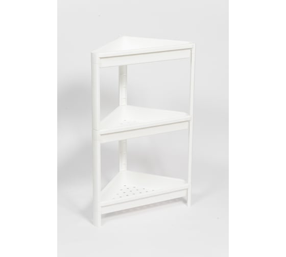 Изображение товара Этажерка Violet VIKEA угловая, 3-х ярусная, белая 783306