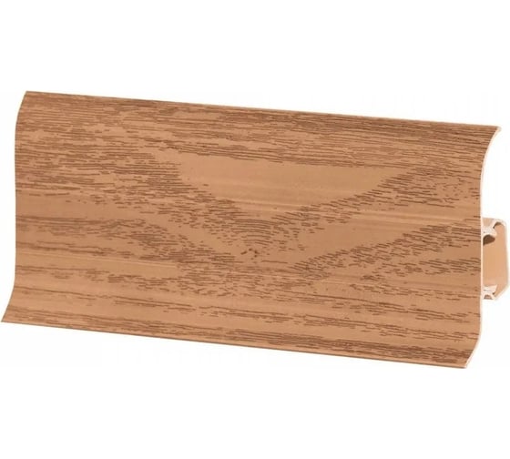 Изображение товара Напольный плинтус Центурион Lider 301 (62 мм; глянцевый; дуб светло-коричневый) 71404