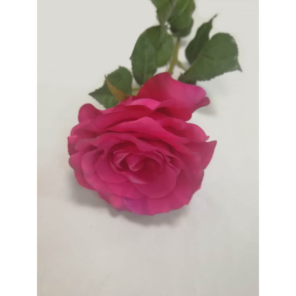 Искусственный цветок Удачный Сезон ы искусственные роза кустовая 67 см ярко розовый
