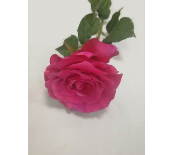 Изображение товара Искусственный цветок Удачный Сезон Роза 71 см, ярко-розовый RO003
