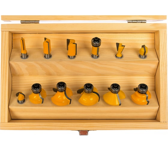 Изображение товара Набор фрез 12 шт. для декоративного применения Энкор 10621