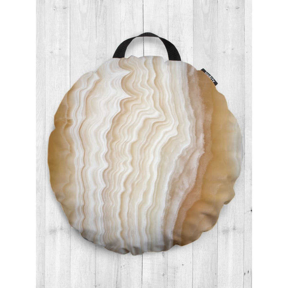 Декоративная круглая подушка-сидушка JOYARTY платье женское морской волны полоска размер 54