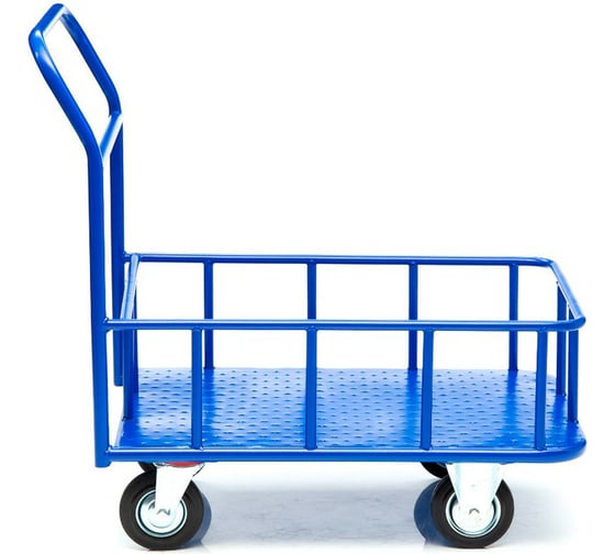 Изображение товара Платформенная тележка с бортом СТЕЛЛА-ТЕХНИК 600x900 мм КПБ-300-200-И