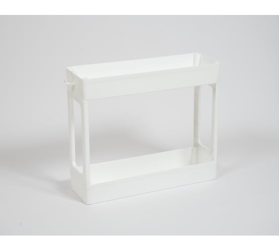 Изображение товара Узкая этажерка Violet 2-х ярусная, белая 760206