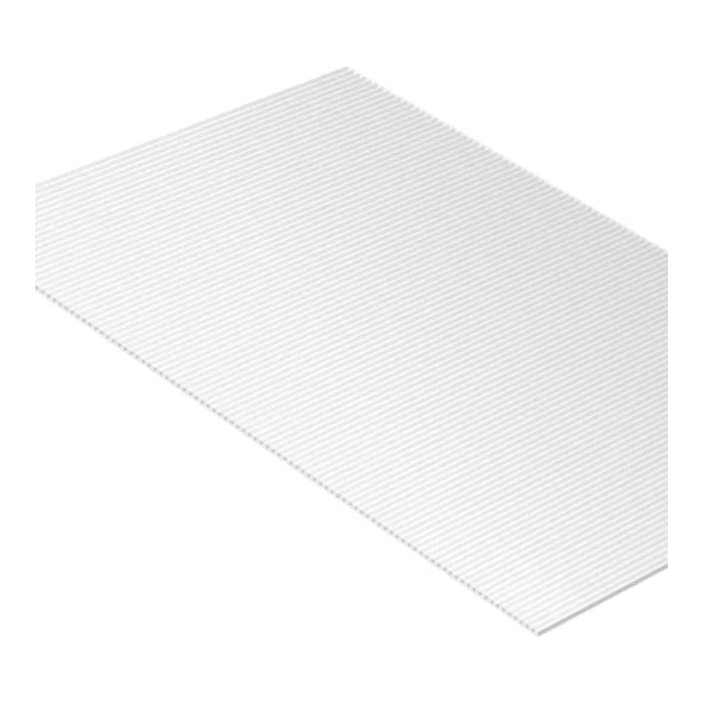 Изображение товара Сотовый поликарбонат 6 мм, 1050x750 мм, 1.2 кг/кв.м., прозрачный 1uv Novattro 4604638005558