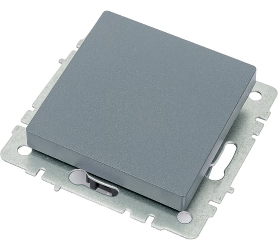 Изображение товара Проходной 1-клавишный выключатель IEK Brite 10а вс10-1-6-брм маренго BR-V12-0-10-K35