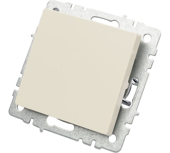Изображение товара 1-клавишный выключатель IEK Brite 10а вс10-1-0-бркр бежевый BR-V10-0-10-K10