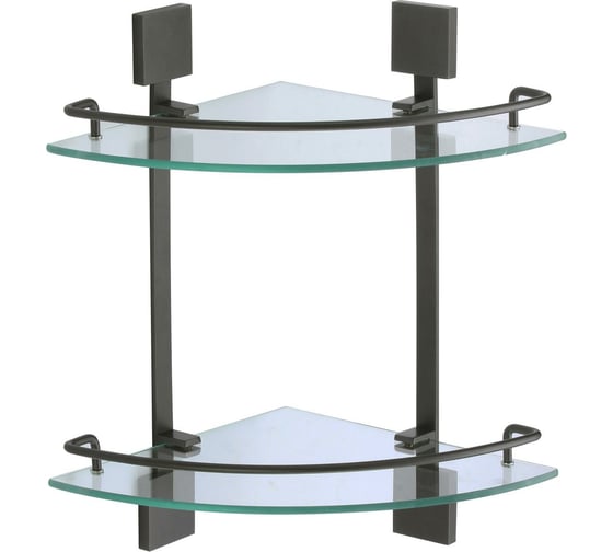 Изображение товара Полка Savol угловая, двойная, стеклянная, S-065322H