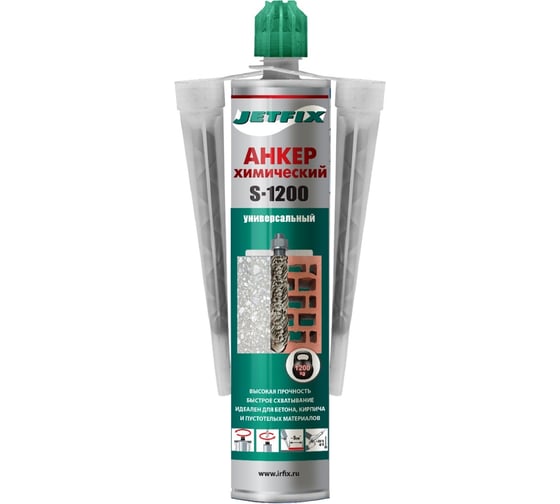 Изображение товара JETFIX Химический Анкер универсальный серый (300мл) серый 21030